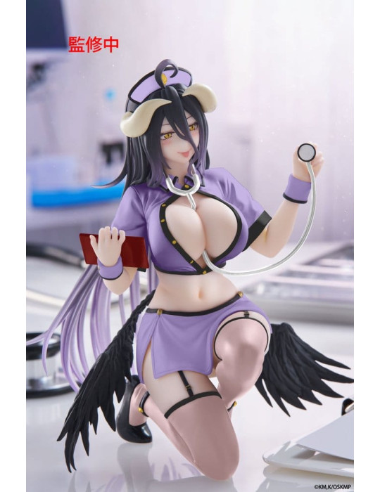 Overlord PVC Figure Desktop Cute Albedo (Nurse Ver.) Renewal 13 cm Taito