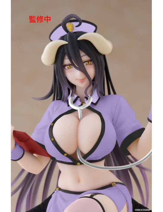 Overlord PVC Figure Desktop Cute Albedo (Nurse Ver.) Renewal 13 cm Taito