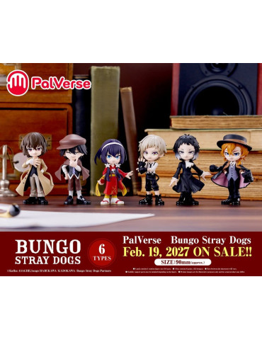 Bungo Stray Dogs PalVerse Mini Figures Blind Box Display (6) Bushiroad