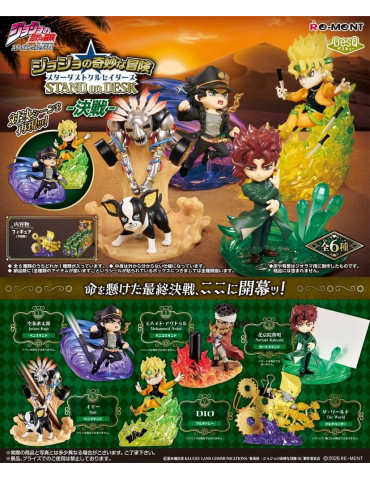 JoJo's Bizarre Adventure Mini Figures Part 3 Desktop Figure 2 Blind Box Display (6) Re-Ment