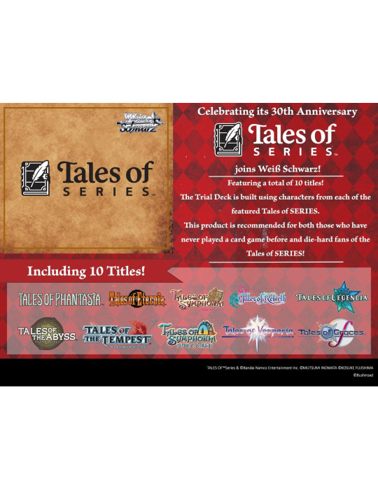 Weiss Schwarz Trial Deck Tales of SERIES (EN)