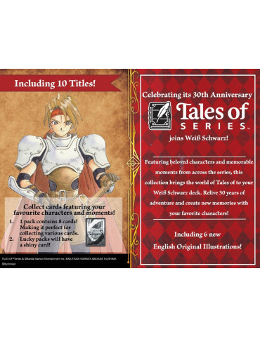 Weiss Schwarz Boîte de 10 Boosters Tales of SERIES (EN)