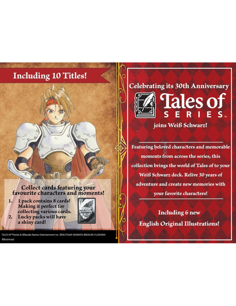Weiss Schwarz Boîte de 10 Boosters Tales of SERIES (EN)