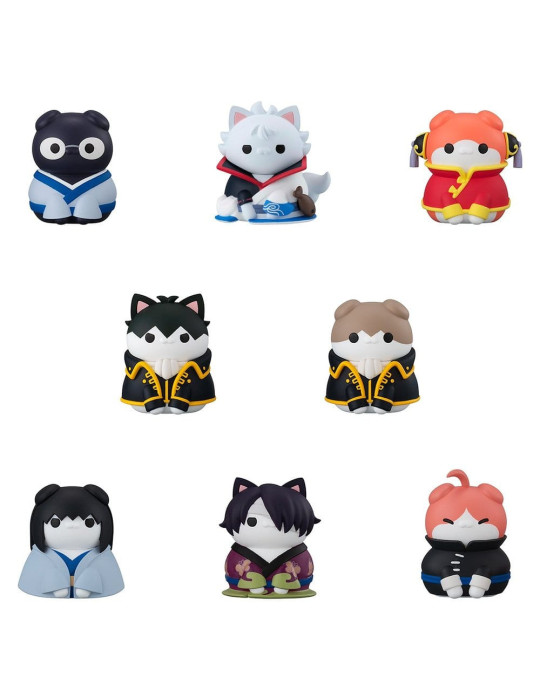 Gintama Blind Boxes présentoir figurines mini Mega Cat Project Nyantama Go Meow-Meow Edition! 3 cm (8) (Repeat) Megahouse