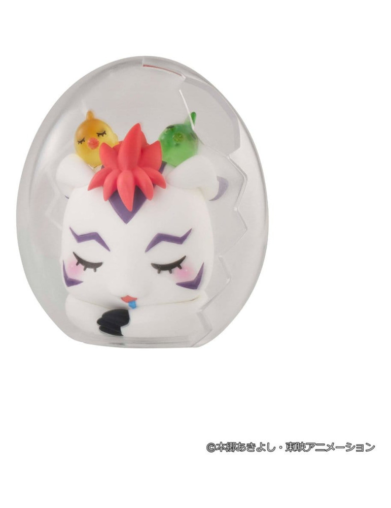 Digimon Adventure Blind Boxes présentoir figurines mini Mega Egg Figure Good Night Digicolle! 8 cm (8) Megahouse