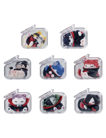 Naruto Shippuden figurines mini Mega Cat Project Good Night Nyaruto! Gathering Akatsuki Edition Vol. 1 6 Megahouse