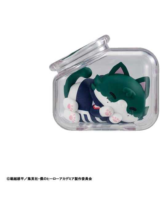 My Hero Academia Blind Boxes présentoir figurines mini Mega Cat Project Good Night Heroaca Cats 6 cm (8) Megahouse
