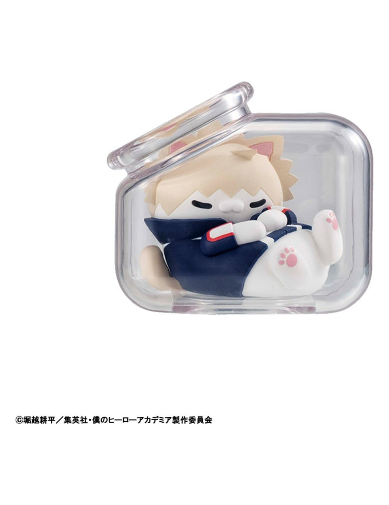 My Hero Academia Blind Boxes présentoir figurines mini Mega Cat Project Good Night Heroaca Cats 6 cm (8) Megahouse