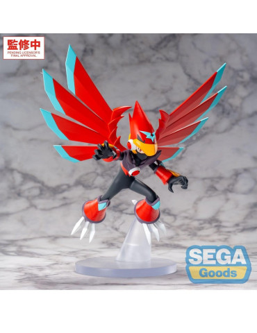 Mega Man Battle Network figurine PVC Luminasta Mega Man Falzar Beast 19 cm Sega