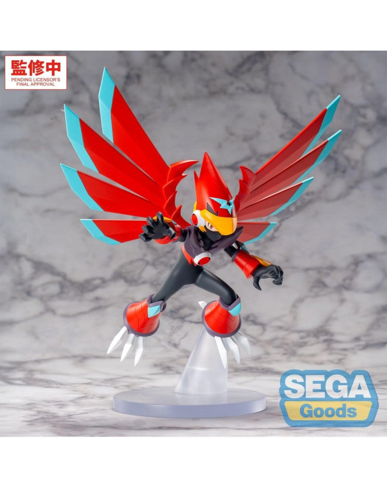 Mega Man Battle Network Luminasta PVC Figure Mega Man Falzar Beast 19 cm Sega