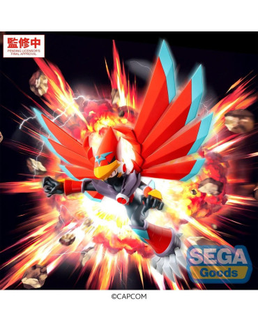 Mega Man Battle Network Luminasta PVC Figure Mega Man Falzar Beast 19 cm Sega 2