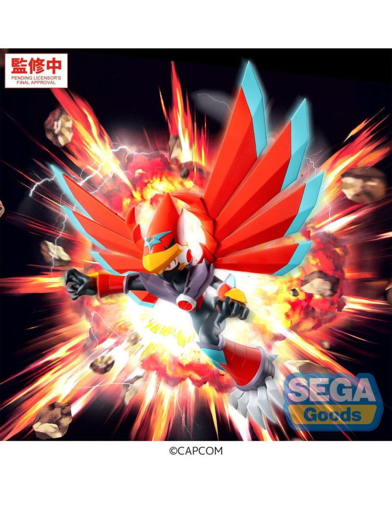 Mega Man Battle Network Luminasta PVC Figure Mega Man Falzar Beast 19 cm Sega