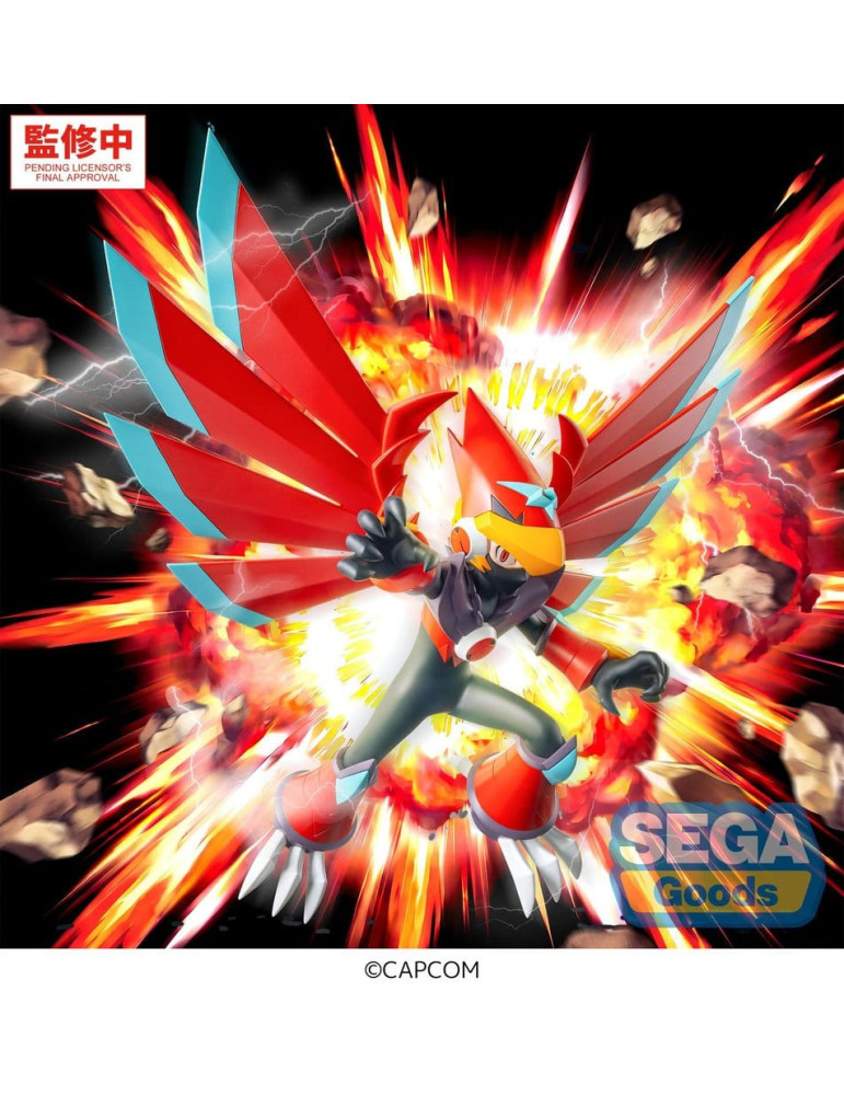 Mega Man Battle Network Luminasta PVC Figure Mega Man Falzar Beast 19 cm Sega