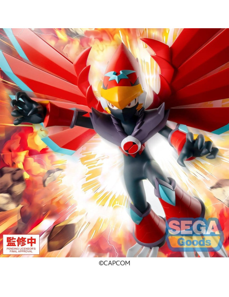 Mega Man Battle Network Luminasta PVC Figure Mega Man Falzar Beast 19 cm Sega