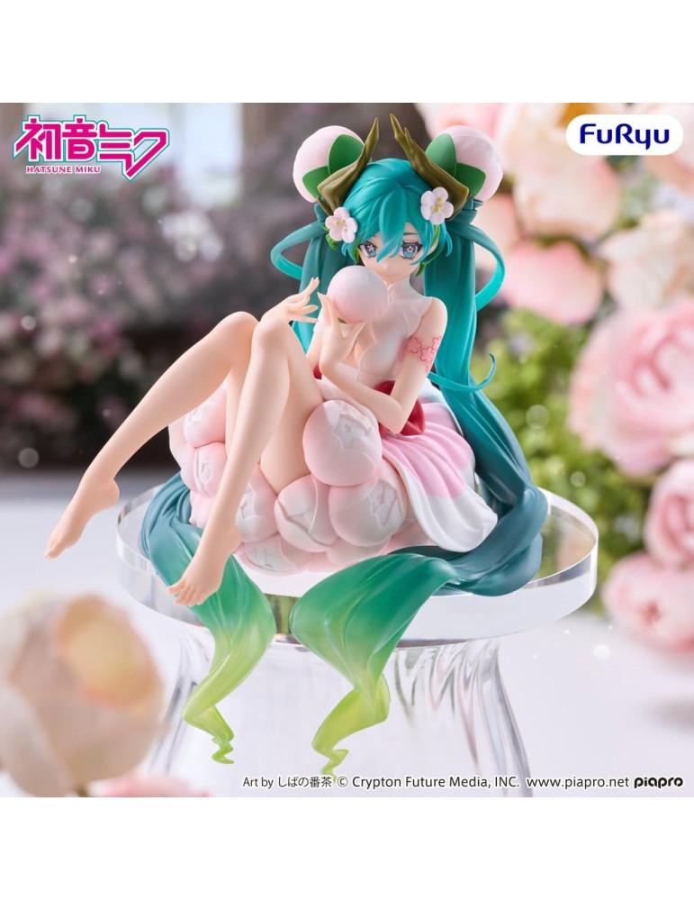 Hatsune Miku figurine PVC Noodle Stopper Flower Fairy White Plum Blossom 13 cm Furyu