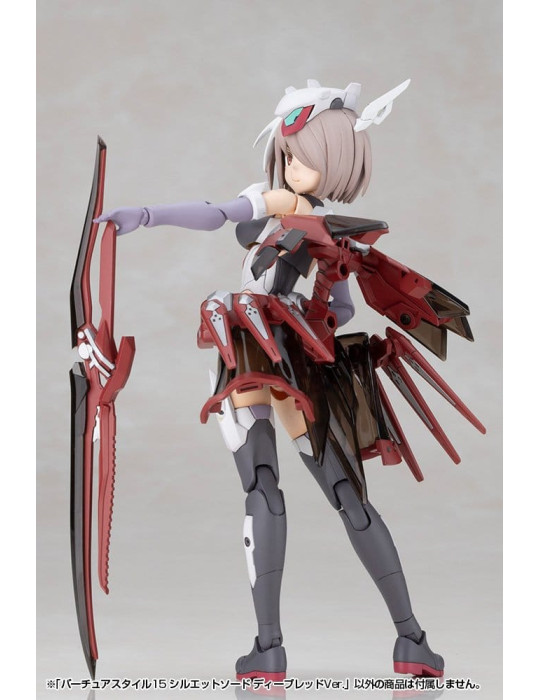 Kotobukiya M.S.G. Model Kit Accessory Set Virtuous Style 15 Silhouette Sword Deep Red Ver. 14 cm Kotobukiya