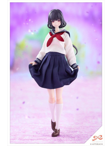 Sousaishojoteien Plastic Model Kit 1/10 Kiru Pla Kuon Yakushiji Touou High School Uniform 16 cm Kotobukiya 2