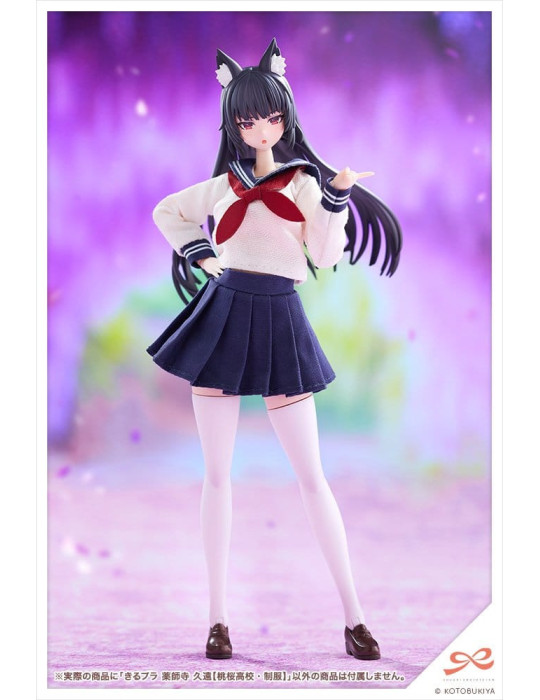 Sousaishojoteien Plastic Model 1/10 Kiru Pla Kuon Yakushiji Touou High School Uniform 16 cm Kotobukiya