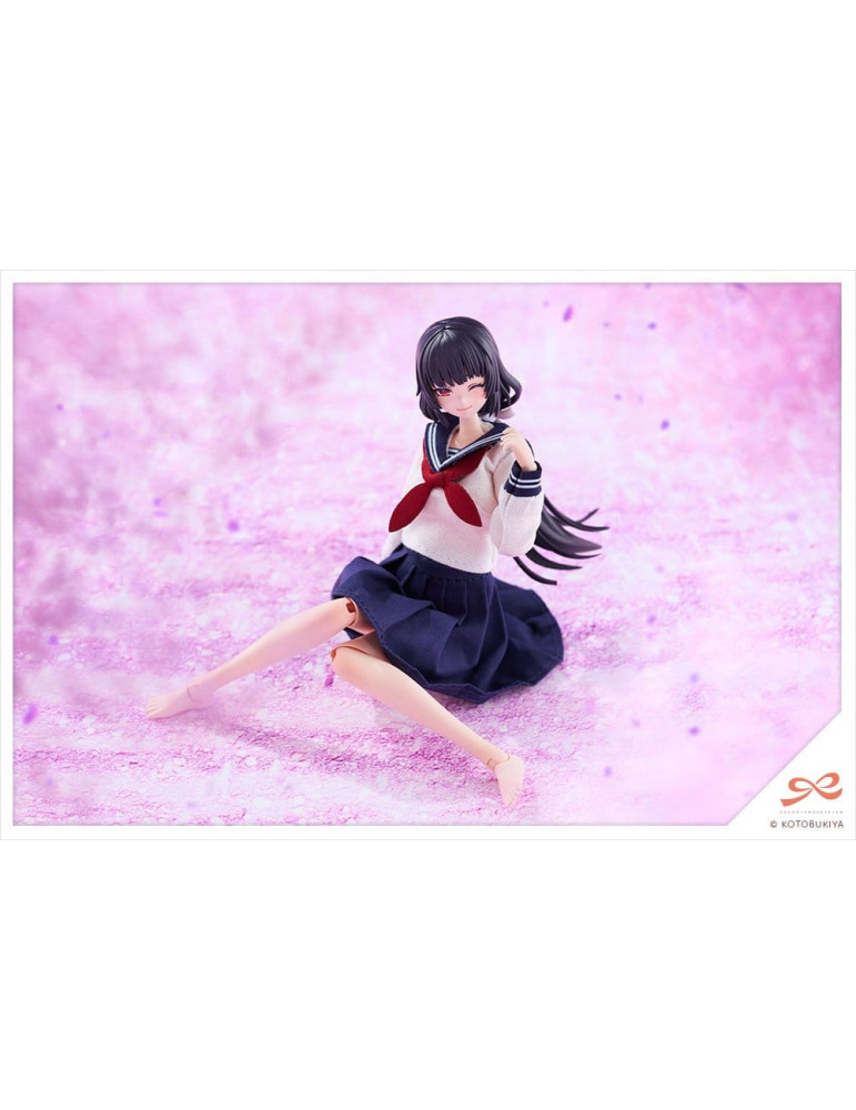 Sousaishojoteien Plastic Model 1/10 Kiru Pla Kuon Yakushiji Touou High School Uniform 16 cm Kotobukiya