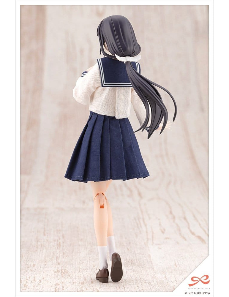 Sousaishojoteien Plastic Model Kit 1/10 Kiru Pla Kuon Yakushiji Touou High School Uniform 16 cm Kotobukiya