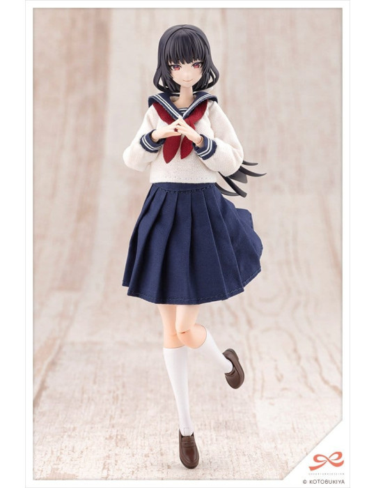 Sousaishojoteien Plastic Model Kit 1/10 Kiru Pla Kuon Yakushiji Touou High School Uniform 16 cm Kotobukiya