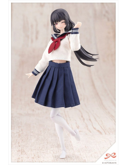 Sousaishojoteien Plastic Model Kit 1/10 Kiru Pla Kuon Yakushiji Touou High School Uniform 16 cm Kotobukiya