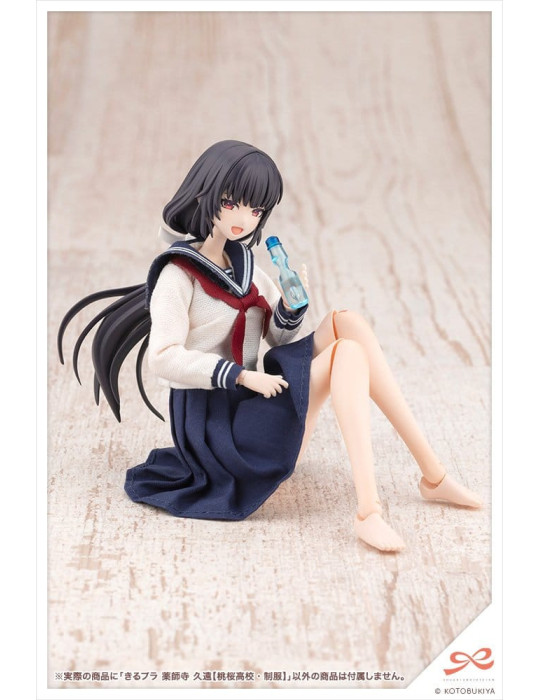 Sousaishojoteien Plastic Model Kit 1/10 Kiru Pla Kuon Yakushiji Touou High School Uniform 16 cm Kotobukiya