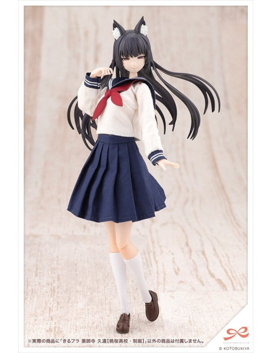 Sousaishojoteien Plastic Model 1/10 Kiru Pla Kuon Yakushiji Touou High School Uniform 16 cm Kotobukiya