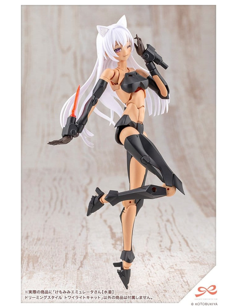 Sousaishojoteien Plastic Model Kit 1/10 Animal Ears Emulator Swim Style Dreaming Style Twilight Cat 17 cm Kotobukiya