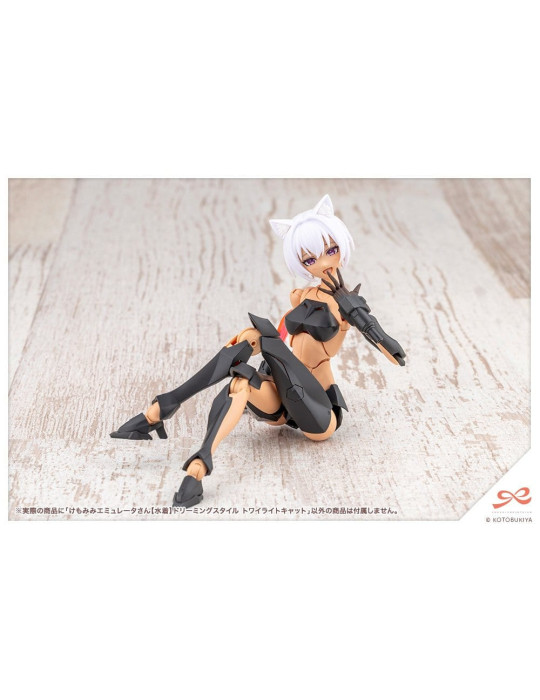 Sousaishojoteien Plastic Model Kit 1/10 Animal Ears Emulator Swim Style Dreaming Style Twilight Cat 17 cm Kotobukiya