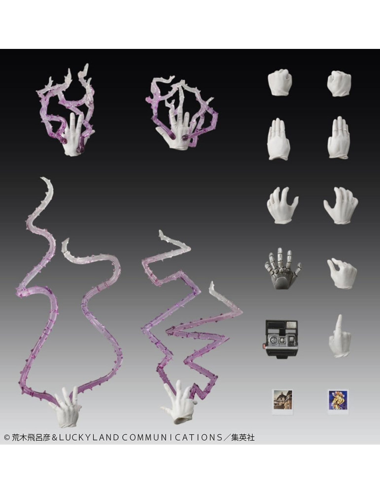 JoJo's Bizarre Adventure pack 2 figurines PVC Chozokado Joseph Joestar & Iggy Medicos Entertainment