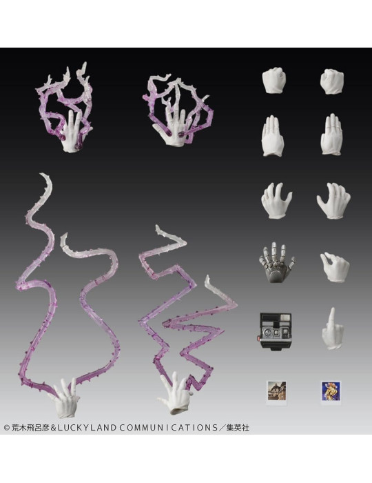 JoJo's Bizarre Adventure pack 2 figurines PVC Chozokado Joseph Joestar & Iggy Medicos Entertainment