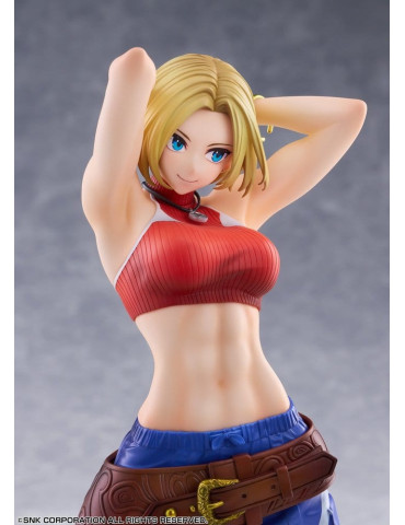 Fighting Girls Collection The King of Fighters XV PVC Figure 1/7 Blue Mary AmiAmi Limited Edition 26 cm Golden Head
