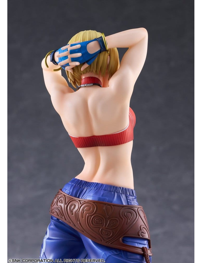 Fighting Girls Collection The King of Fighters XV figurine PVC 1/7 Blue Mary AmiAmi Limited Edition 26 cm Golden Head