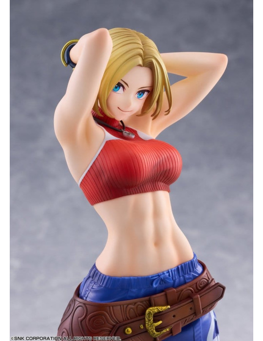 Fighting Girls Collection The King of Fighters XV PVC Figure 1/7 Blue Mary AmiAmi Limited Edition 26 cm Golden Head