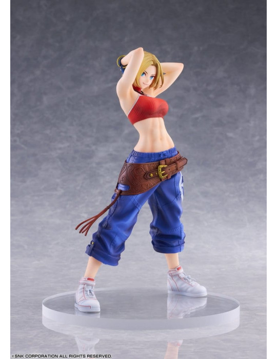 Fighting Girls Collection The King of Fighters XV PVC Figure 1/7 Blue Mary AmiAmi Limited Edition 26 cm Golden Head