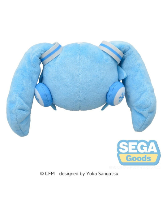 Snow Miku Fuwa Petit Plush Figure Face Mascot