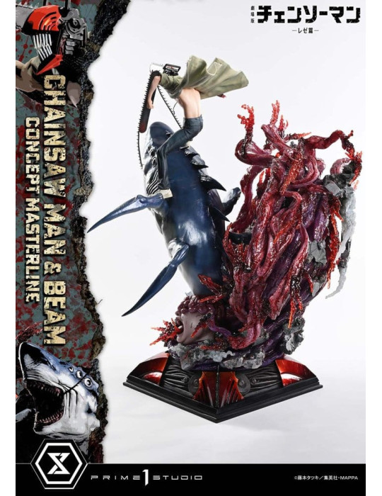 Chainsaw Man Concept Masterline Series Statue 1/6 Chainsaw Man & Beam 73 cm Prime 1 Studio
