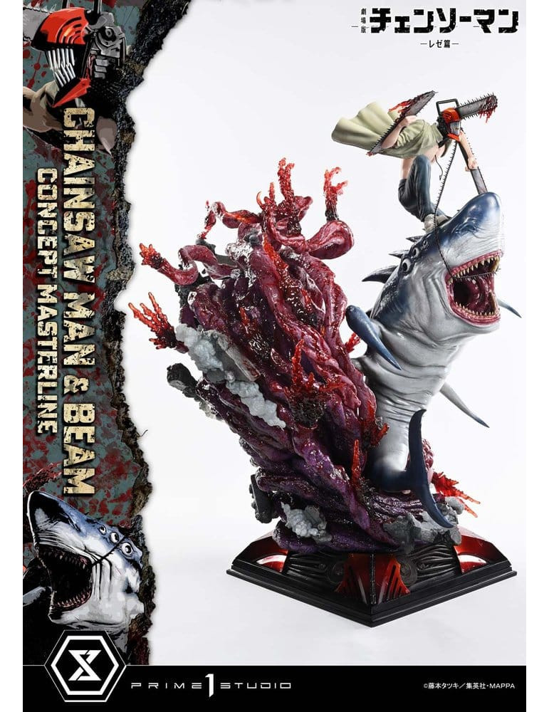 Chainsaw Man Concept Masterline Series Statue 1/6 Chainsaw Man & Beam 73 cm Prime 1 Studio