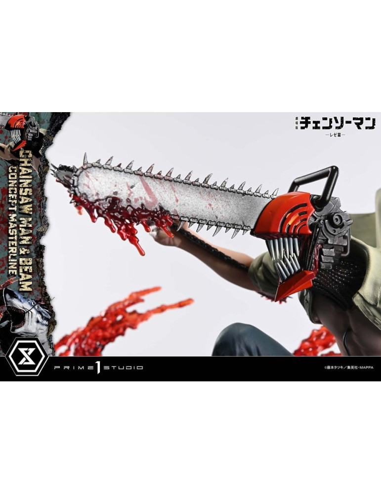 Chainsaw Man Concept Masterline Series Statue 1/6 Chainsaw Man & Beam 73 cm Prime 1 Studio