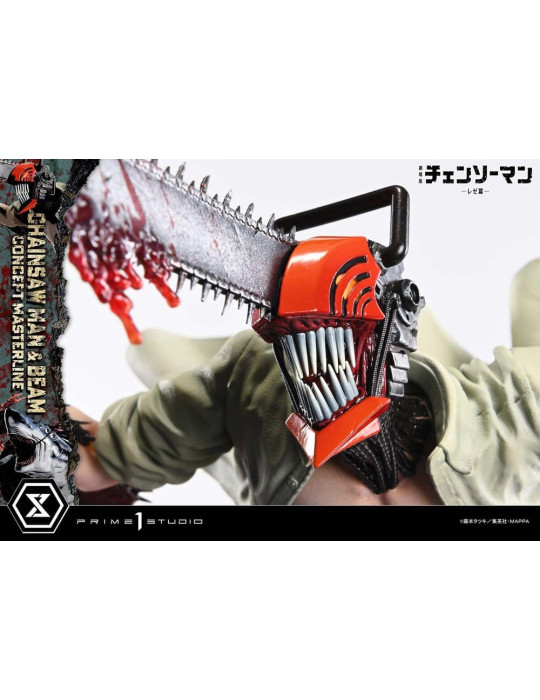 Chainsaw Man Concept Masterline Series Statue 1/6 Chainsaw Man & Beam 73 cm Prime 1 Studio
