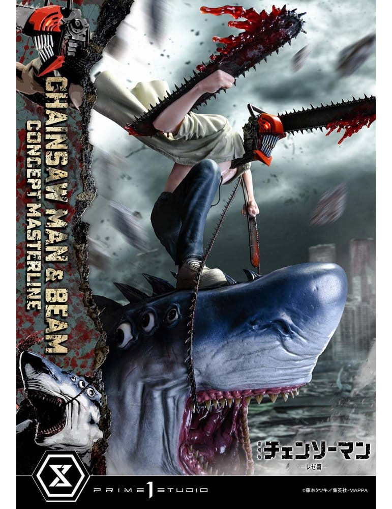 Chainsaw Man Concept Masterline Series Statue 1/6 Chainsaw Man & Beam 73 cm Prime 1 Studio