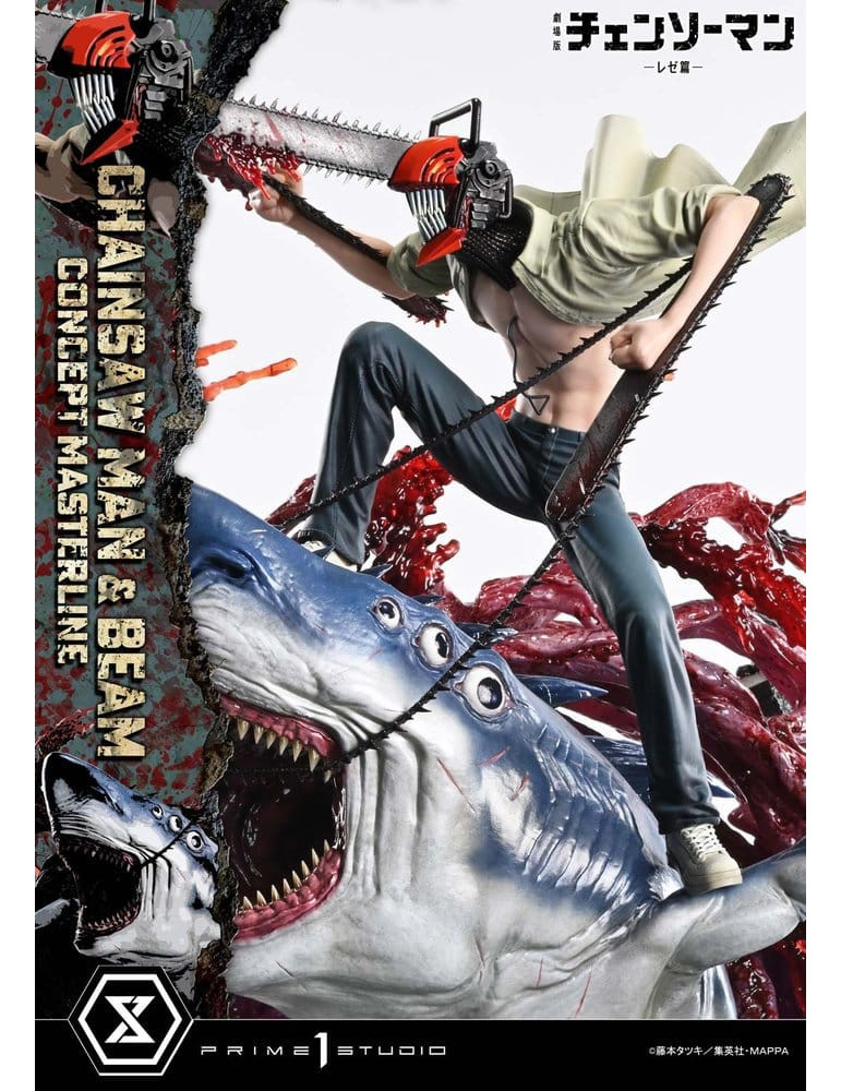 Chainsaw Man Concept Masterline Series Statue 1/6 Chainsaw Man & Beam 73 cm Prime 1 Studio