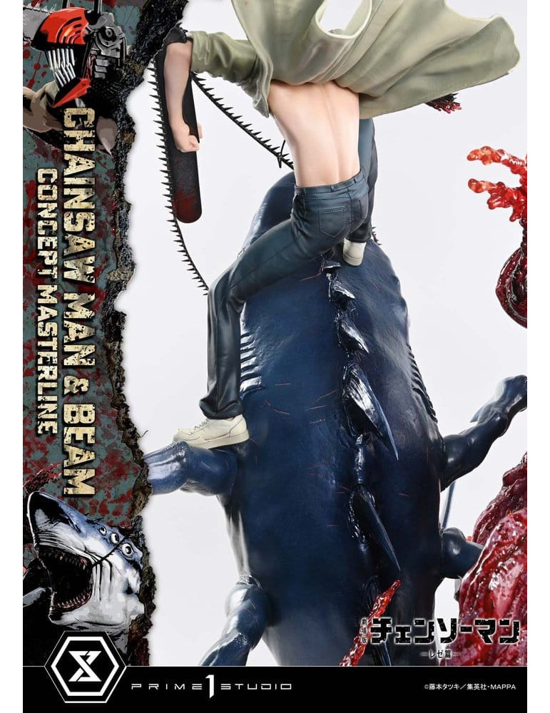 Chainsaw Man Concept Masterline Series Statue 1/6 Chainsaw Man & Beam 73 cm Prime 1 Studio