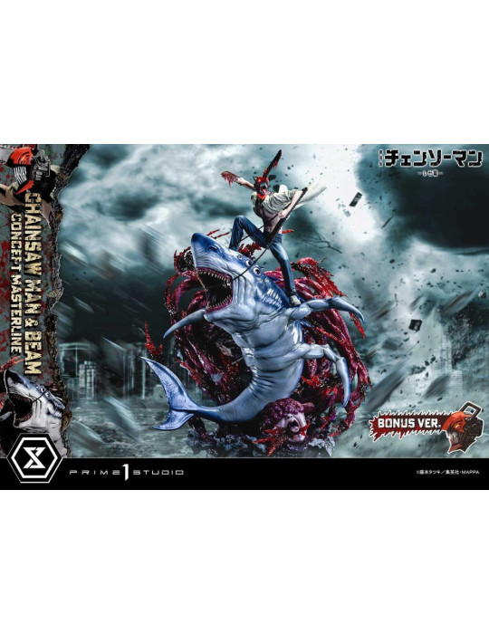 Chainsaw Man Concept Masterline Series Statue 1/6 Chainsaw Man & Beam Bonus Version 73 cm Prime 1 Studio