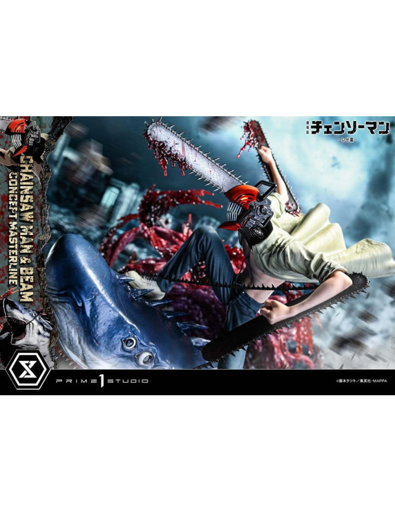 Chainsaw Man Concept Masterline Series Statue 1/6 Chainsaw Man & Beam Bonus Version 73 cm Prime 1 Studio