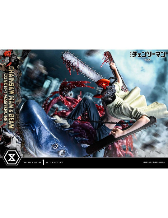 Chainsaw Man Concept Masterline Series Statue 1/6 Chainsaw Man & Beam Bonus Version 73 cm Prime 1 Studio