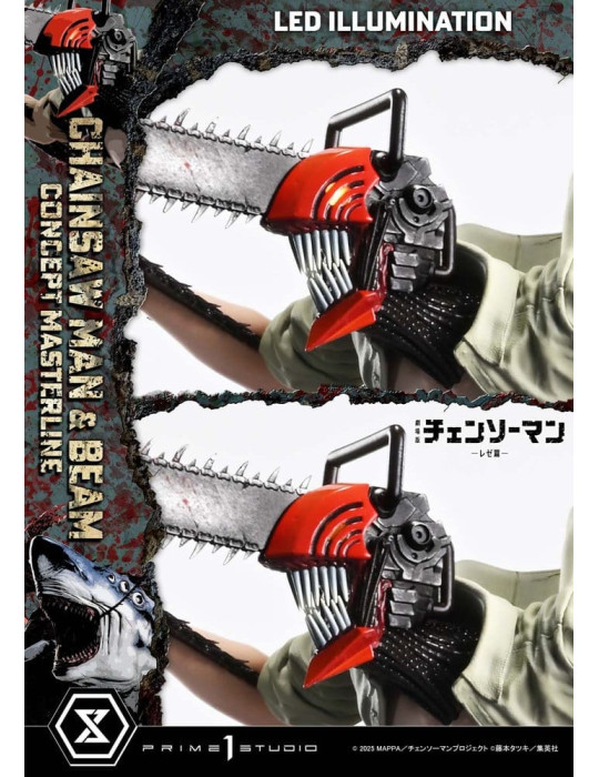 Chainsaw Man Concept Masterline Series Statue 1/6 Chainsaw Man & Beam Bonus Version 73 cm Prime 1 Studio