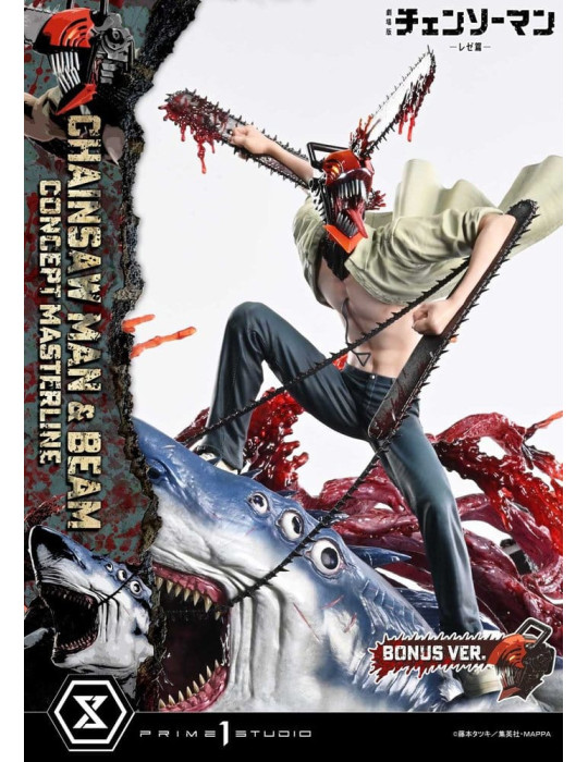 Chainsaw Man Concept Masterline Series Statue 1/6 Chainsaw Man & Beam Bonus Version 73 cm Prime 1 Studio