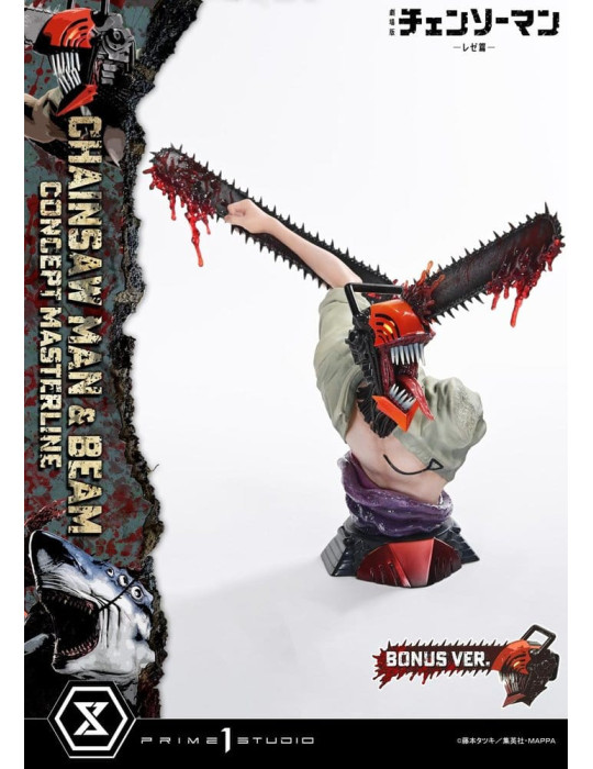 Chainsaw Man Concept Masterline Series Statue 1/6 Chainsaw Man & Beam Bonus Version 73 cm Prime 1 Studio